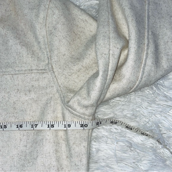 Rare WYLLIS Clothing Heathered Cream Cropped Wool Zanzi Pilot Jacket MEDIUM - Picture 11 of 14